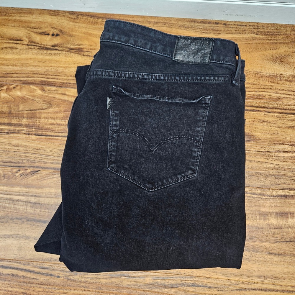Levis 315 Shaping Bootcut Jeans Black Plus Size 24W 19645-0013